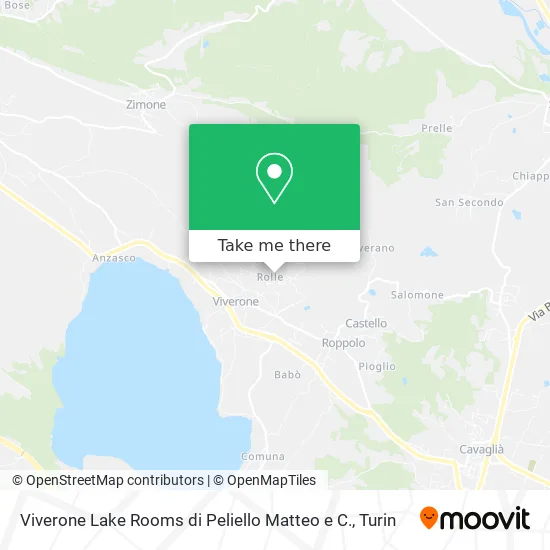 Viverone Lake Rooms by Peliello Matteo and Co. map