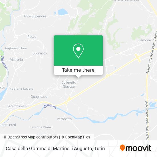 Casa della Gomma di Martinelli Augusto map