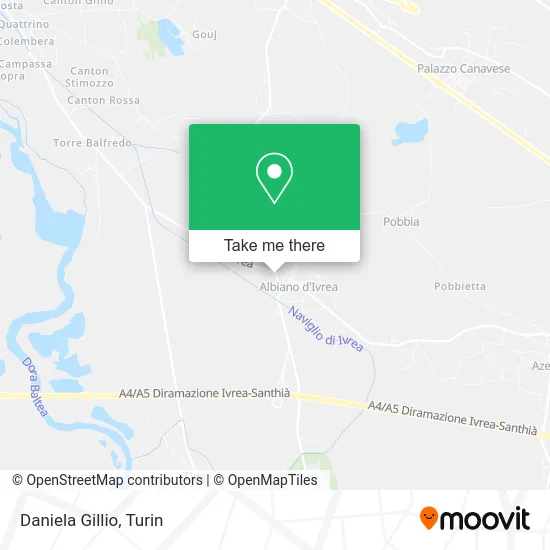 Daniela Gillio map