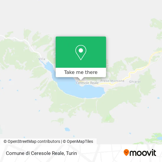 Ceresole Reale Municipality map