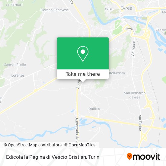 Edicola la Pagina di Vescio Cristian map