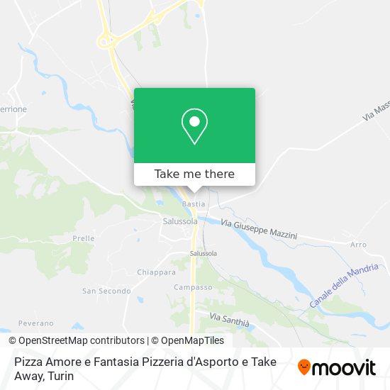 Pizza Amore e Fantasia Pizzeria d'Asporto e Take Away map