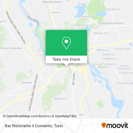 Bar Ristorante il Convento map