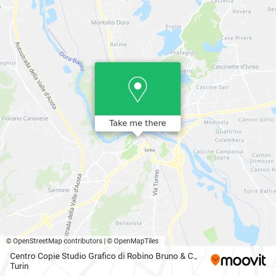 Centro Copie Studio Grafico di Robino Bruno & C. map