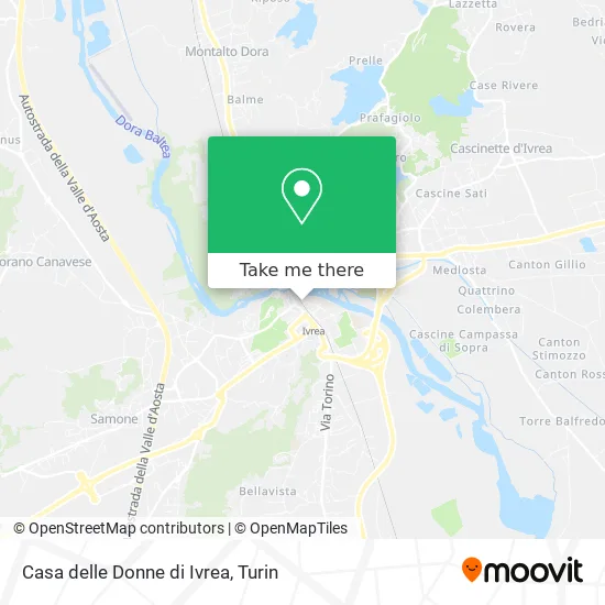 Ivrea Women's House map