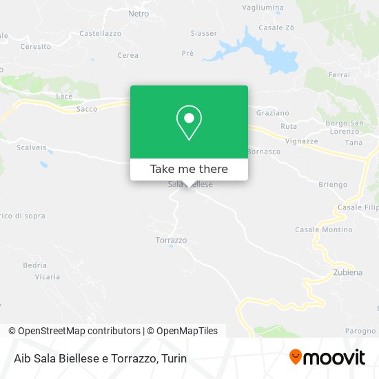 Aib Sala Biellese e Torrazzo map