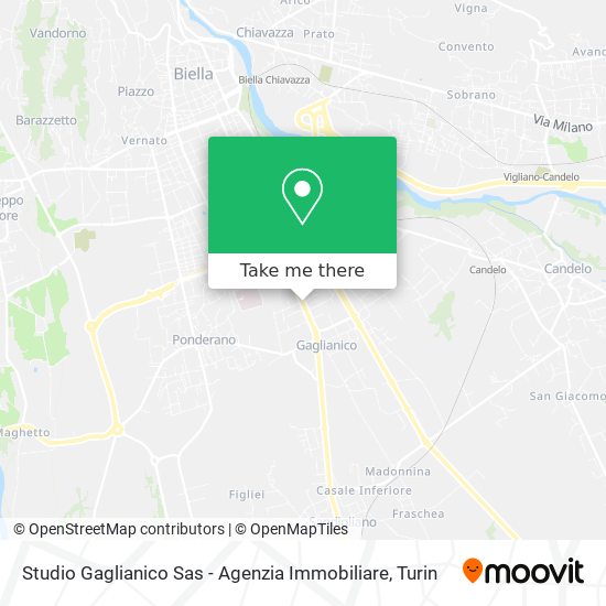 Studio Gaglianico Sas - Agenzia Immobiliare map