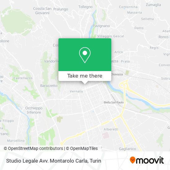 Studio Legale Avv. Montarolo Carla map