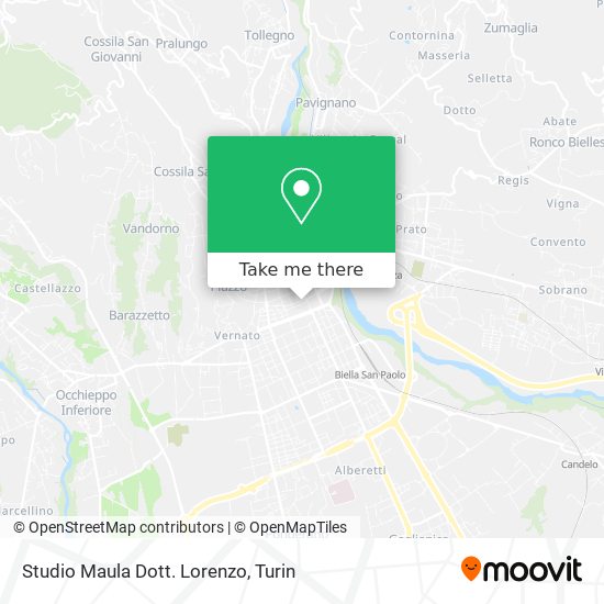 Studio Maula Dott. Lorenzo map