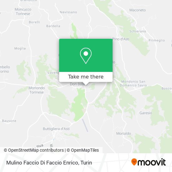 Mulino Faccio Di Faccio Enrico map