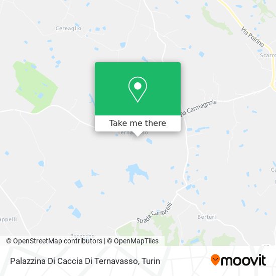 Palazzina Di Caccia Di Ternavasso map
