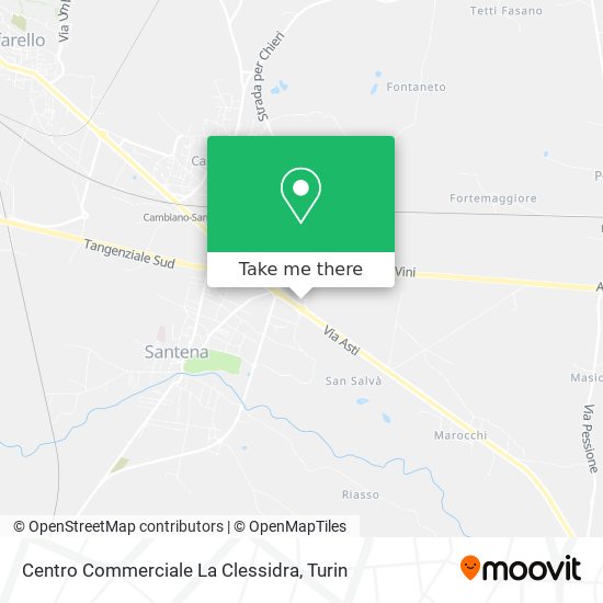 Centro Commerciale La Clessidra map
