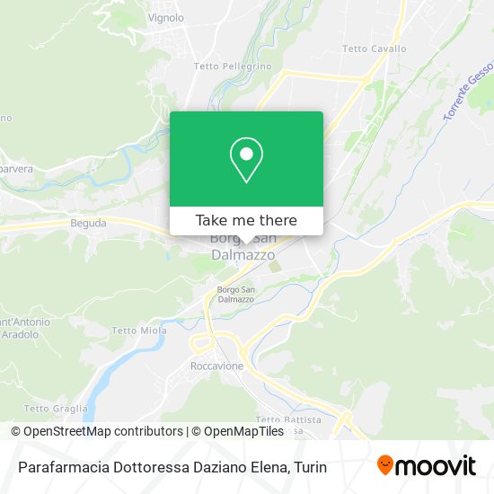 Parafarmacia Dottoressa Daziano Elena map