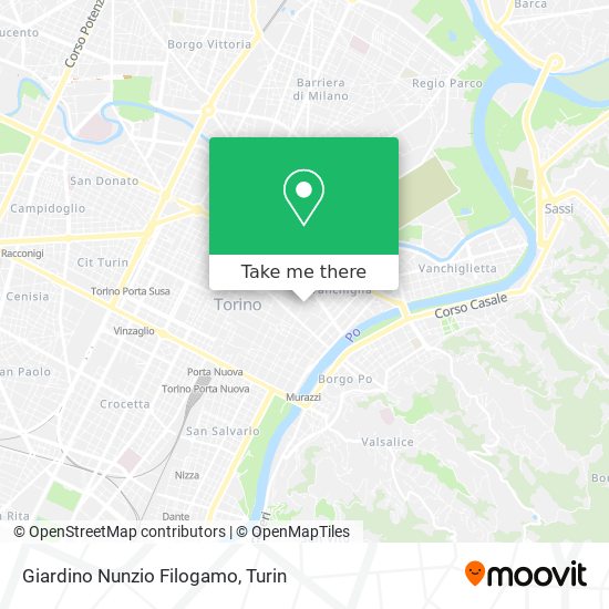 Giardino Nunzio Filogamo map