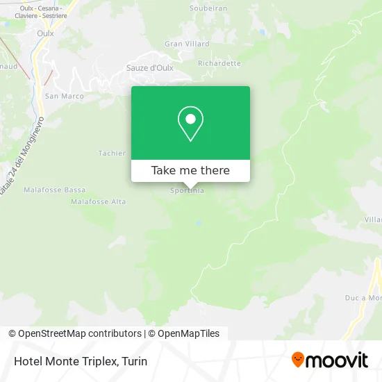 Monte Triplex Hotel map