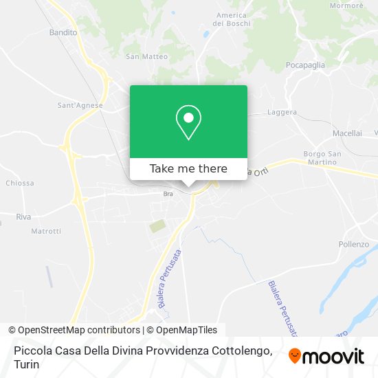 Piccola Casa Della Divina Provvidenza Cottolengo map