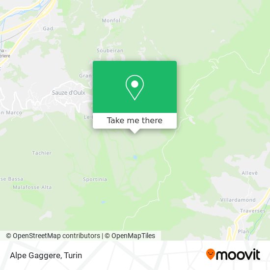 Alpe Gaggere map