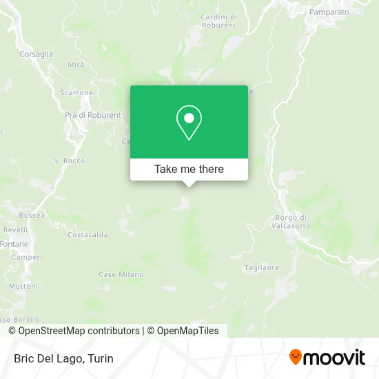 Bric Del Lago map