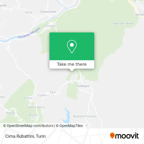 Cima Rubattini map