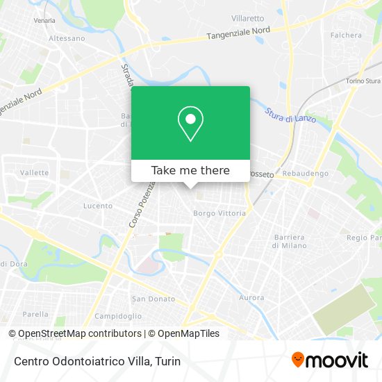 Centro Odontoiatrico Villa map
