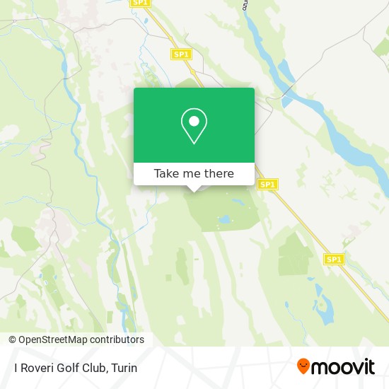 I Roveri Golf Club map