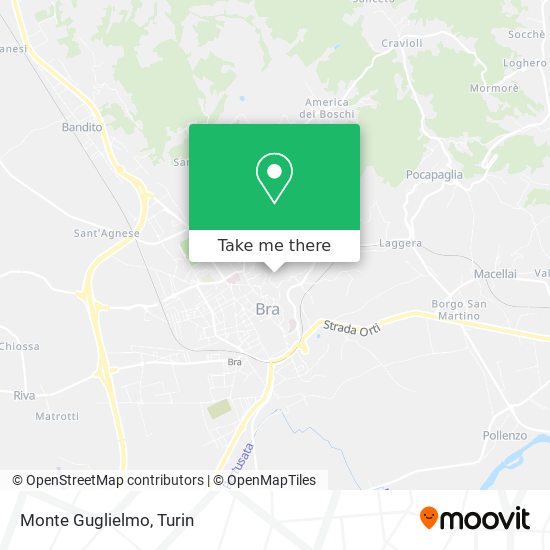Monte Guglielmo map
