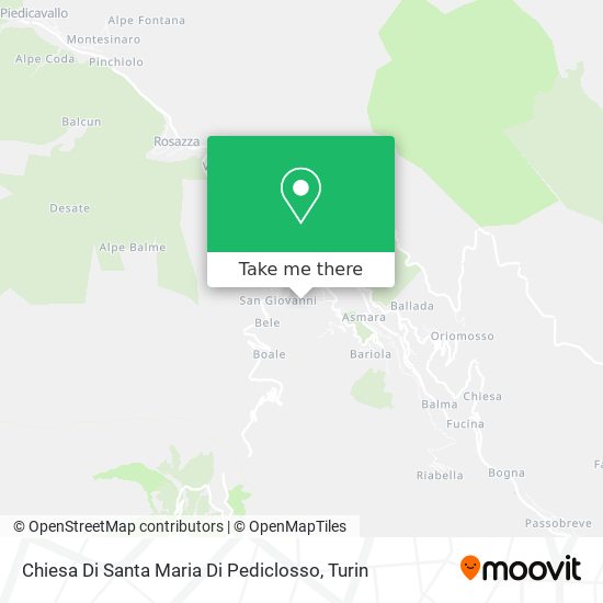 Chiesa Di Santa Maria Di Pediclosso map