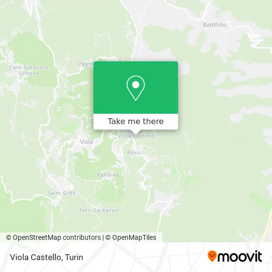 Viola Castello map