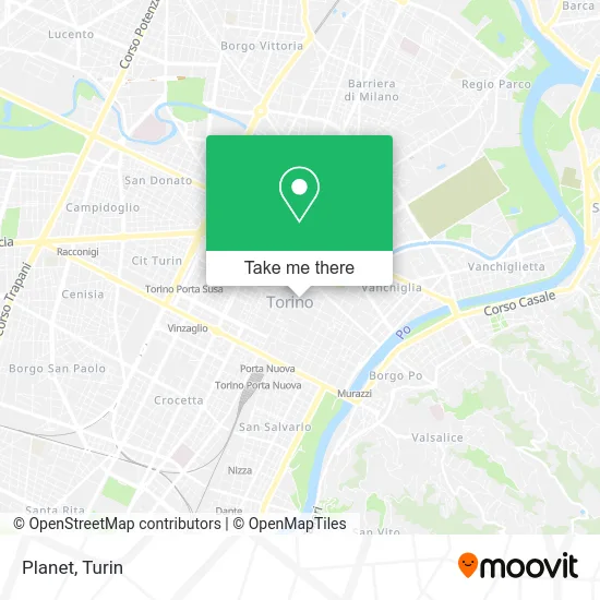 Planet map