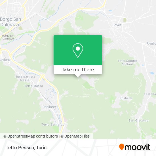 Tetto Pessua map