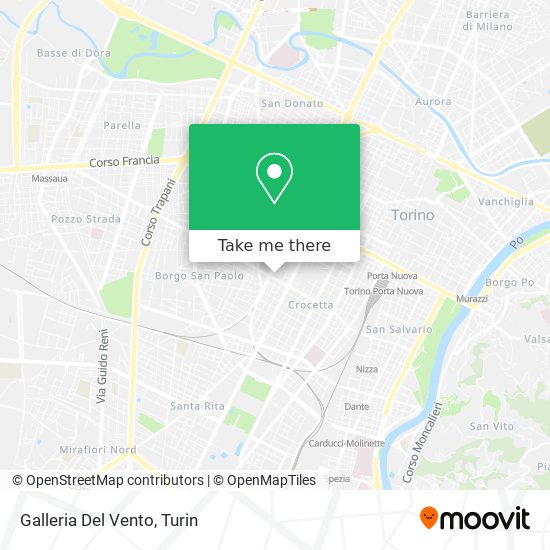 Galleria Del Vento map