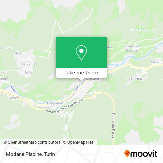 Modane Piscine map