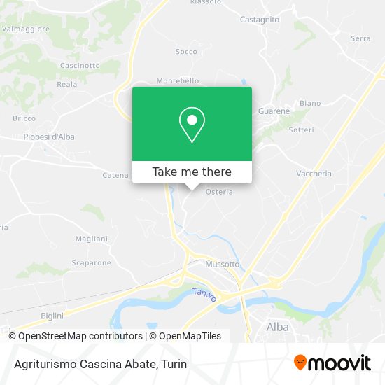 Agriturismo Cascina Abate map
