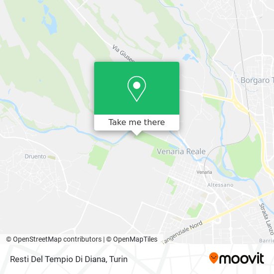 Resti Del Tempio Di Diana map
