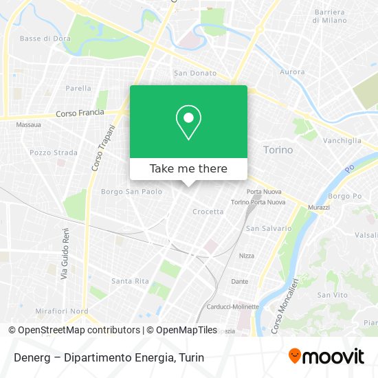 Denerg – Dipartimento Energia map