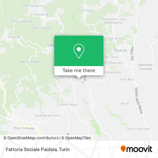 Fattoria Sociale Paideia map