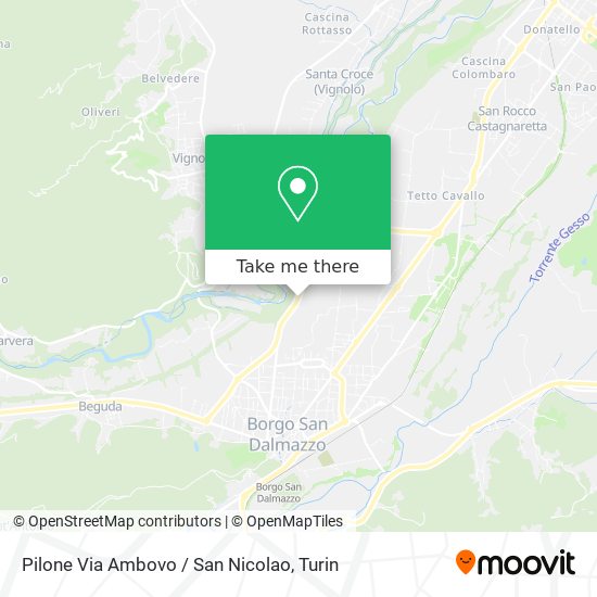 Pilone Via Ambovo / San Nicolao map