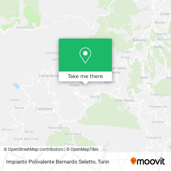 Impianto Polivalente Bernardo Seletto map