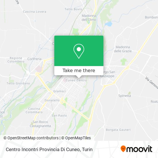 Centro Incontri Provincia Di Cuneo map