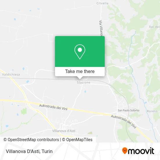 Villanova D'Asti map