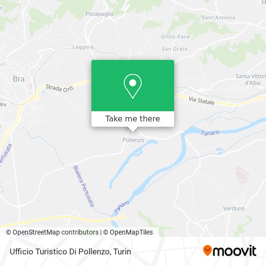 Ufficio Turistico Di Pollenzo map