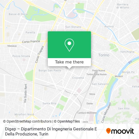 Digep – Dipartimento Di Ingegneria Gestionale E Della Produzione map