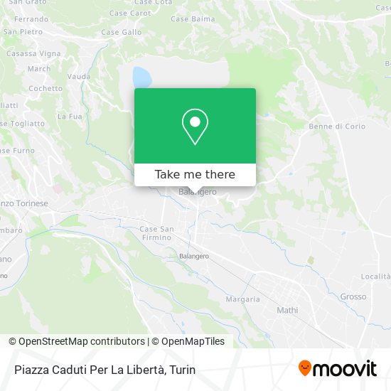 Piazza Caduti Per La Libertà map