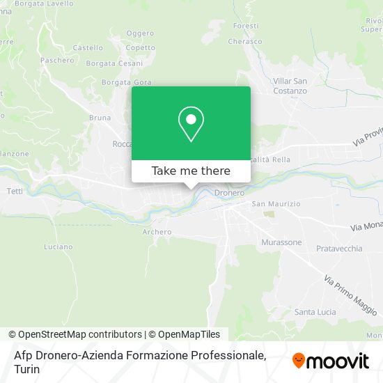 Afp Dronero-Azienda Formazione Professionale map