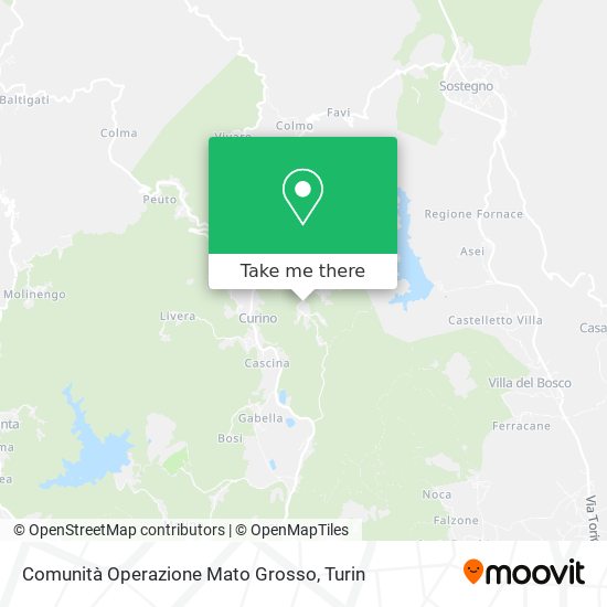 Comunità Operazione Mato Grosso map