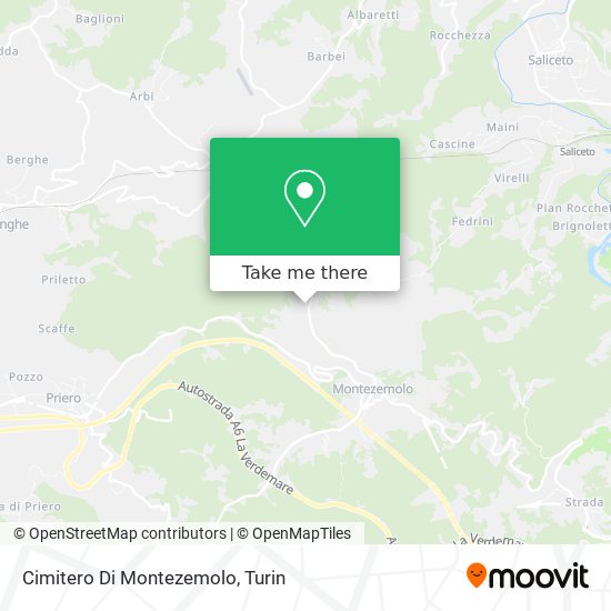 Cimitero Di Montezemolo map