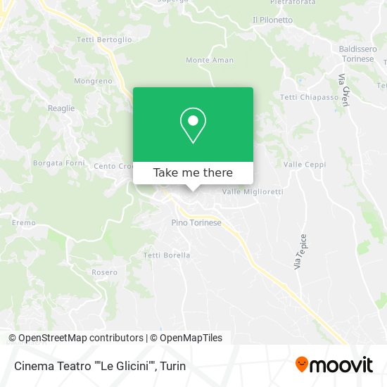Cinema Teatro ""Le Glicini"" map