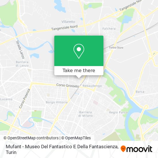 Mufant - Museo Del Fantastico E Della Fantascienza map
