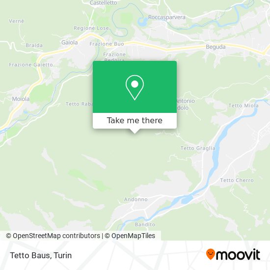 Tetto Baus map