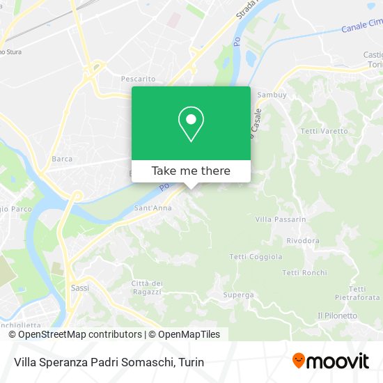 Villa Speranza Padri Somaschi map